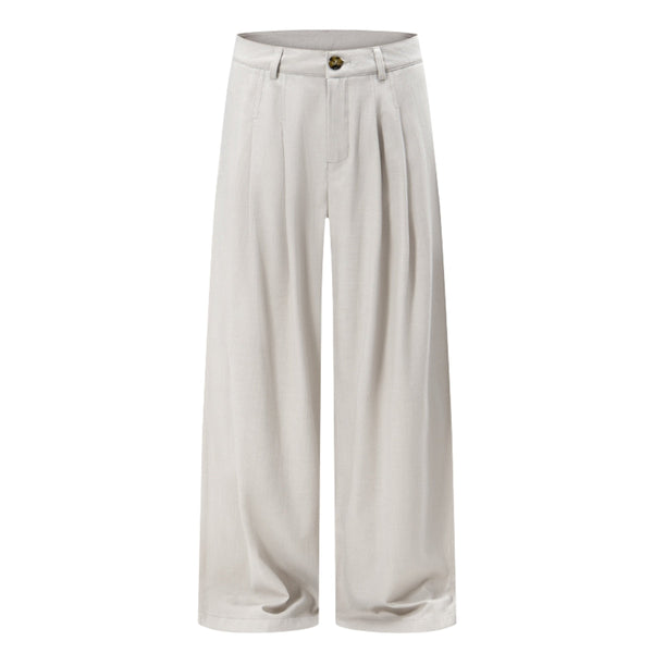 American Vintage Pleated Wide-Leg Pants