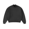 Soft Fleece Mock Neck Pullover Sweatshirt