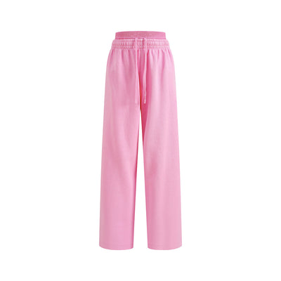 Heavy Wash Cotton Double Waistband Sweatpants