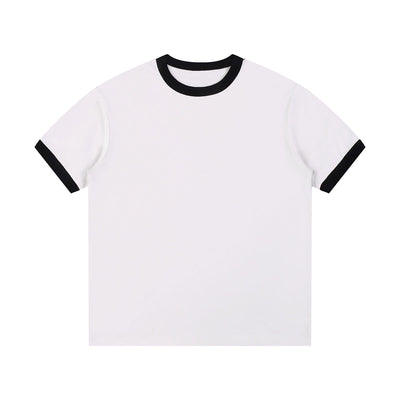 Crew Neck Boxy Fit Ringer Tee 6.6oz