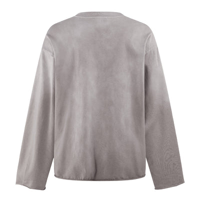 Destroyed Wash Long Sleeve Shirt