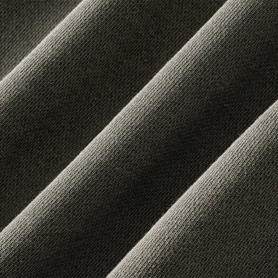 Stand Collar Panel Detail Washed Zip Up Sweatshirt