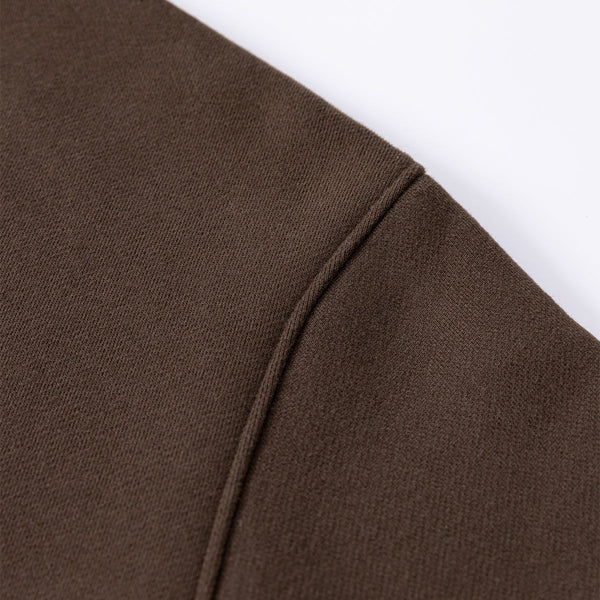 Soft Fleece Mock Neck Pullover Sweatshirt