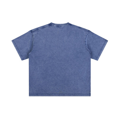 Vintage Washed Boxy Relaxed Streetwear Tee
