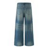 Vintage Light Wash Wide Leg High Rise Jeans