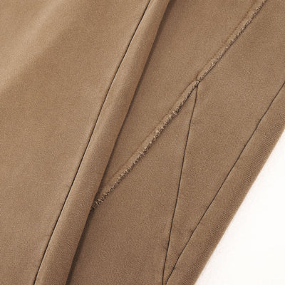 Distressed Washed Patchwork Jogger Pants