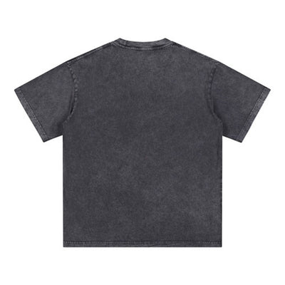 Washed Faded Baggy Cotton Tee 7.5oz