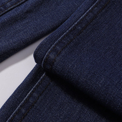 Vintage Style Embroidered Washed Wide Leg Pants