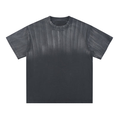 Hand-Painted Gradient Oversized Tee 270gsm