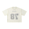 Retro Football Mesh Cropped Athletic Jersey 78