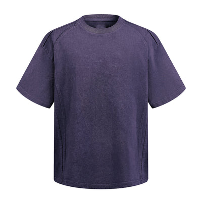 Deconstructed Oversized Tee Decorative Seam Detailing