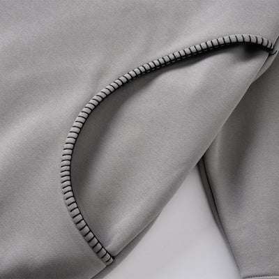 Special Stitch Bound Seam Zip Up Hoodie