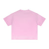 Boxy Raw Edge Washed Loose Short Sleeve Tee