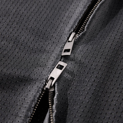 Lightweight Mesh Stand Collar Zip Vest