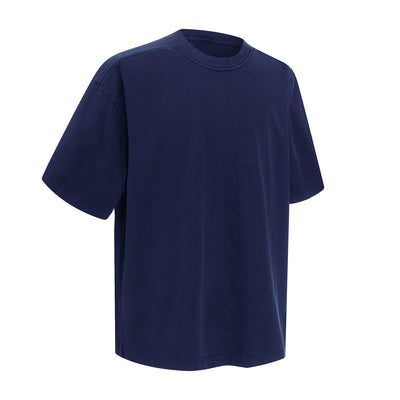 Classic Relaxed Fit Soft Cotton Crew Neck Everyday Tee