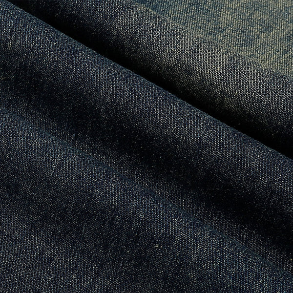 Straight Leg Distressed Denim Jeans