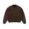 Soft Fleece Mock Neck Pullover Sweatshirt