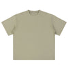 Relaxed Fit Boxy Solid Color Minimal Tee