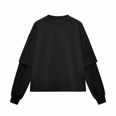 Boxy Fit Two-Layer Sleeve T-Shirt 8.4oz