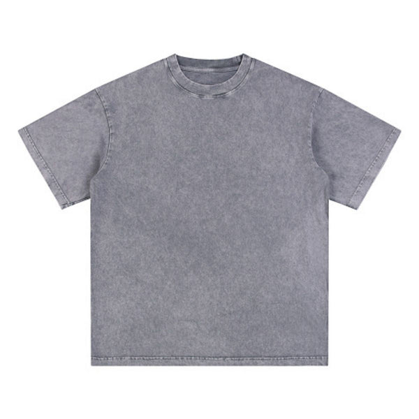 Washed Faded Baggy Cotton Tee 7.5oz