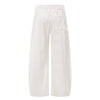 Solid Tint Linen-Blend Barrel Pants