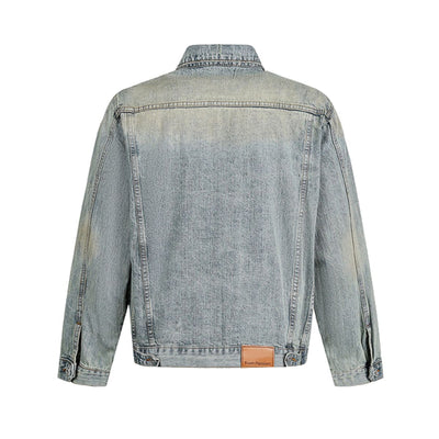 Retro Men's Spring&autumn High-smart Cool Denim Jacket