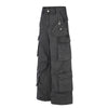 Vintage Multi-Pocket Wide Leg Cargo Pants