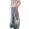 Vintage Layered Balloon Leg Jeans