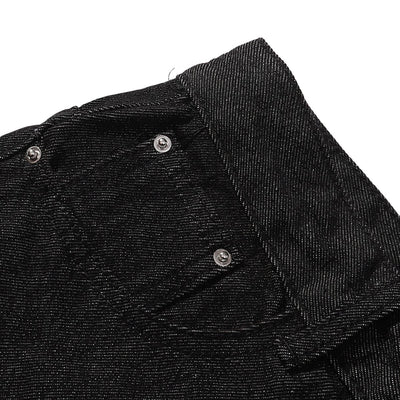 Barbed Wire Embroidered Bootcut Jeans
