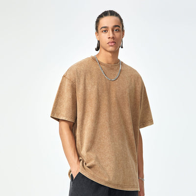 Heavyweight Stone Wash Cotton Tee 300gsm
