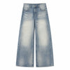 Vintage Fade Relaxed Straight Leg Denim Jeans