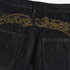 Vintage Embroidered Baggy Denim Jeans