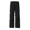 Solid Color Vintage Washed Panel Detail Relaxed Cargo Pants