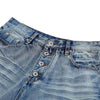Vintage Washed Wide Leg Denim Shorts