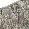 Retro Leopard Baggy Bermuda Shorts