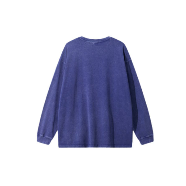 Vintage Tie-Dye Heavy Cotton Long-Sleeve T-Shirt 275gsm