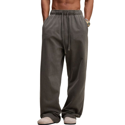 Heavyweight Washed Cotton Baggy Sweatpants