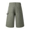 Vintage Washed Distressed Utility Bermuda Shorts