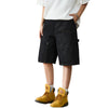 Vintage Black Relaxed Fit Denim Shorts