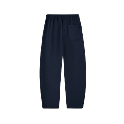 Boxy Curved Fit Elastic Waist Sweatpants