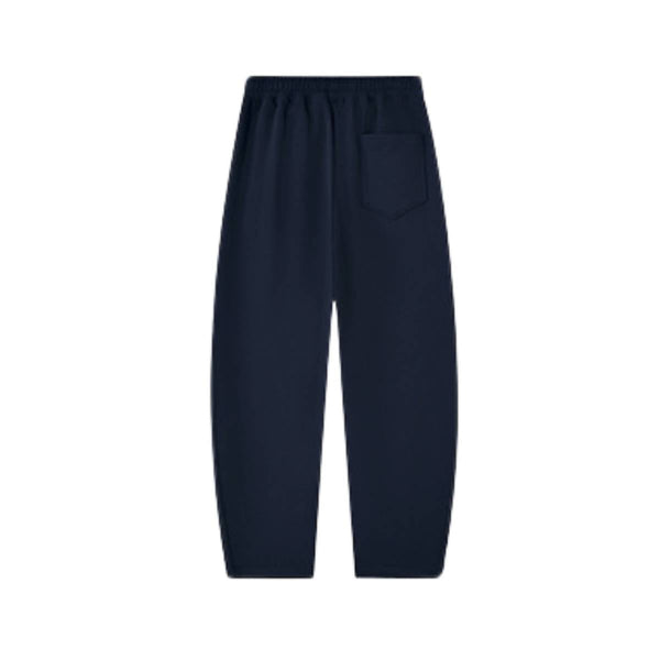 Boxy Curved Fit Elastic Waist Sweatpants