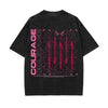 Courage Streetwear Stone Wash Graphic Tee-INNBLAC