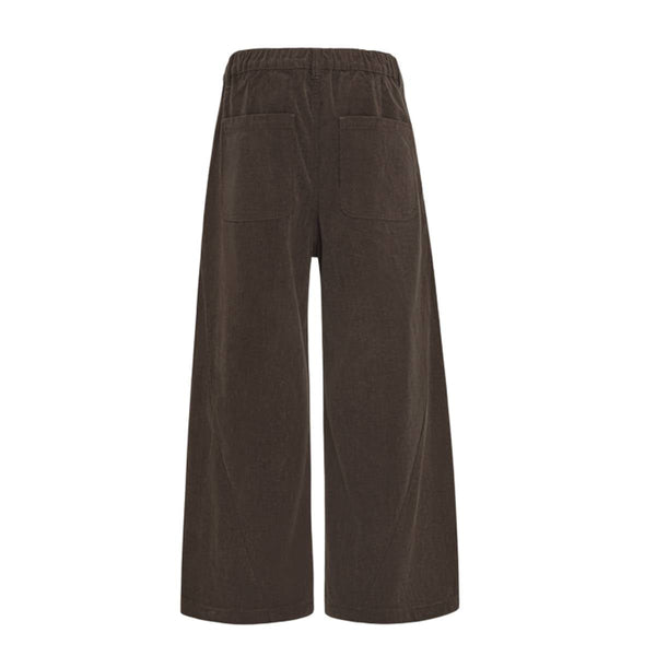 Ins Style Washed Corduroy Striped Relaxed Wide Leg Pants