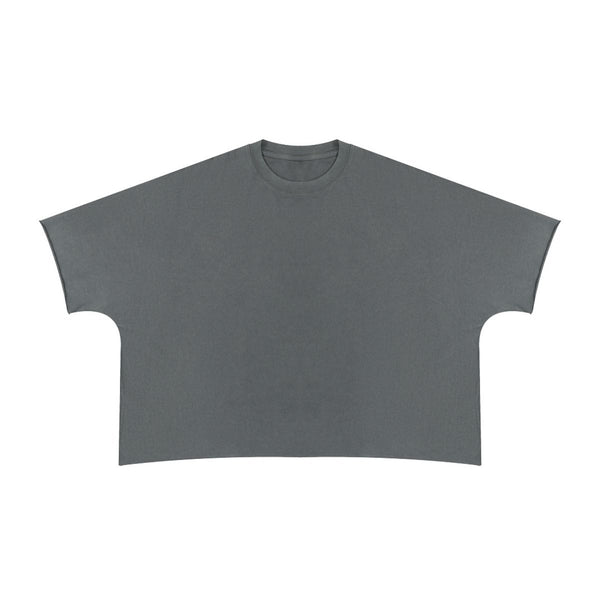 Washed Boxy Cropped Raglan Tee