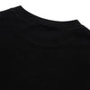Women's Black Slim-Fit Stretch Crew Neck Short  Sleeve Tee