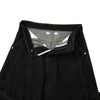 Washed Contrast-Stitch Baggy Relaxed Carpenter Denim Pants