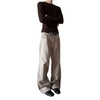 Minimalist Washed Straight Leg Denim Jeans