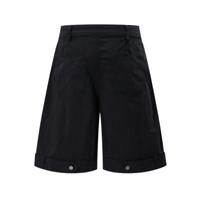 Streetwear Cargo Straight Bermuda Shorts