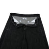 High-Waist A-Line Denim Cropped Shorts