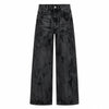 Vintage Smoke Wash Relaxed Flare Denim Jeans
